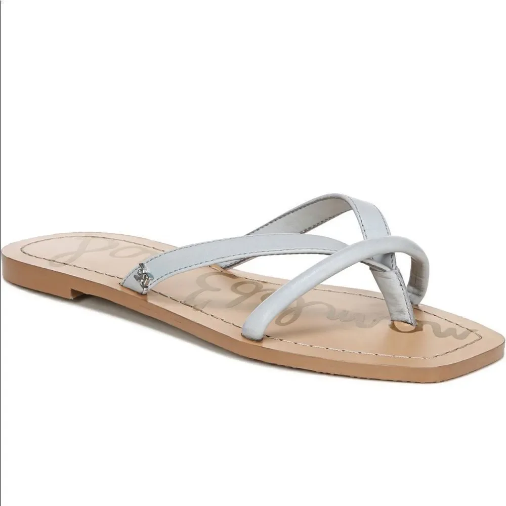 Sam  Edelman Women’s  Abbey leather upper Flip Flop size 7 , NIB